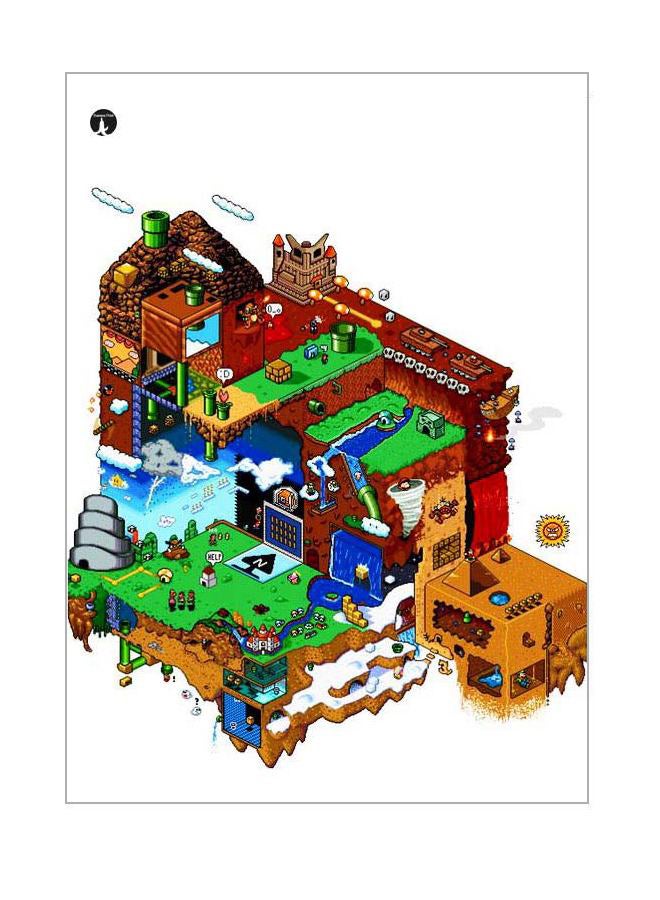 BP Cartoon Themed Metallic Plate Brown/Green/Blue 20x15cm