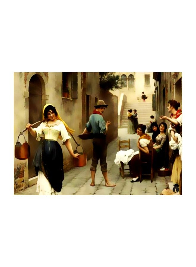 BP Themed Metallic Plate Multicolour 20x15cm