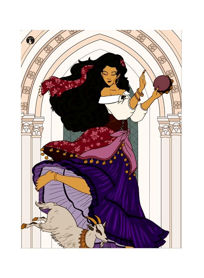 BP Cartoon Themed Metallic Plate Blue/Beige/Red 20x15cm