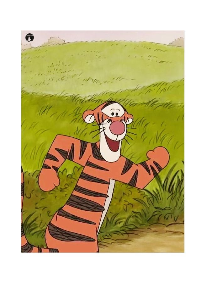 BP Cartoon Themed Metallic Plate Green/Orange/Black 20x15cm