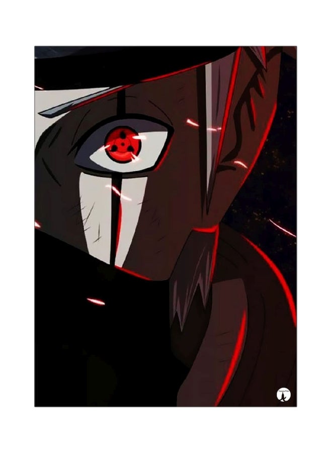 بي بي لوح من المعدن بتصميم رسومات كرتونية بني / أسود / أبيض 20x15سم