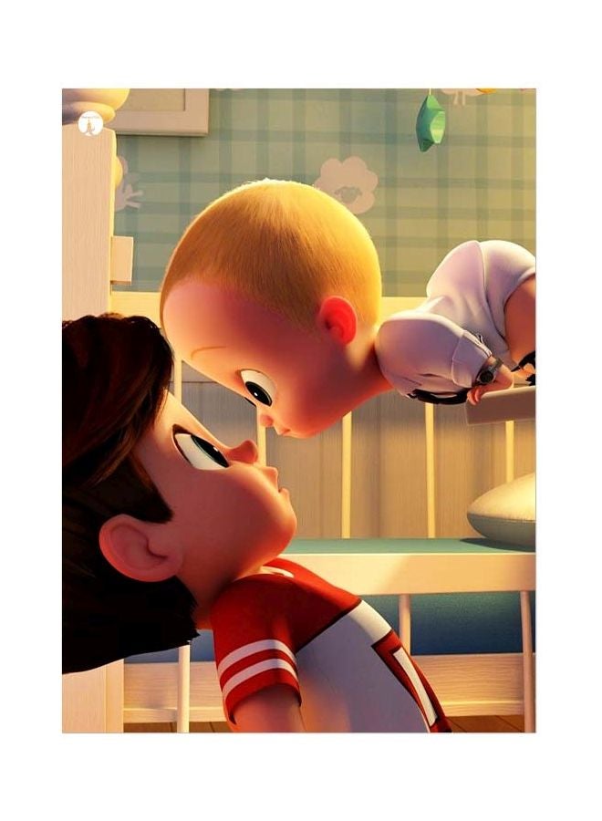 BP Anime Themed Metallic Plate White/Red/Black 20x15cm