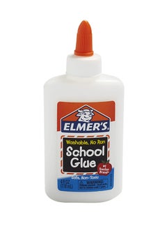 ELMER'S Liquid School Glue, Washable White 