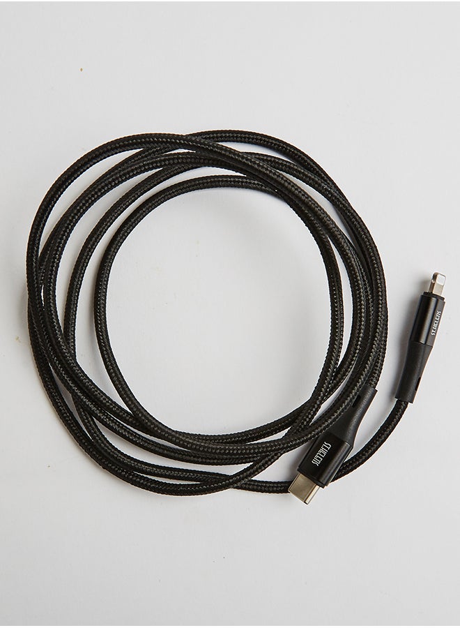 Generic ST. Helens Type-C To Lightning PD Fast Charging Cable Black  - Image 2