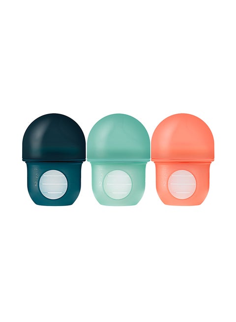 3-Piece Nursh Reusable Silicone Pouch Bottles