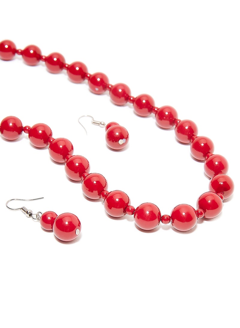 Rosh - 3 Piece Pearl Necklace Set - Image 1