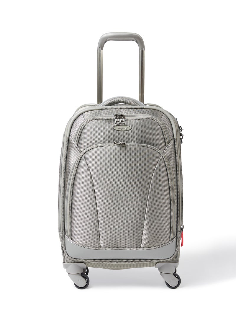 Regency Cruiser Softside Cabin Luggage Trolley Silver - Image 1