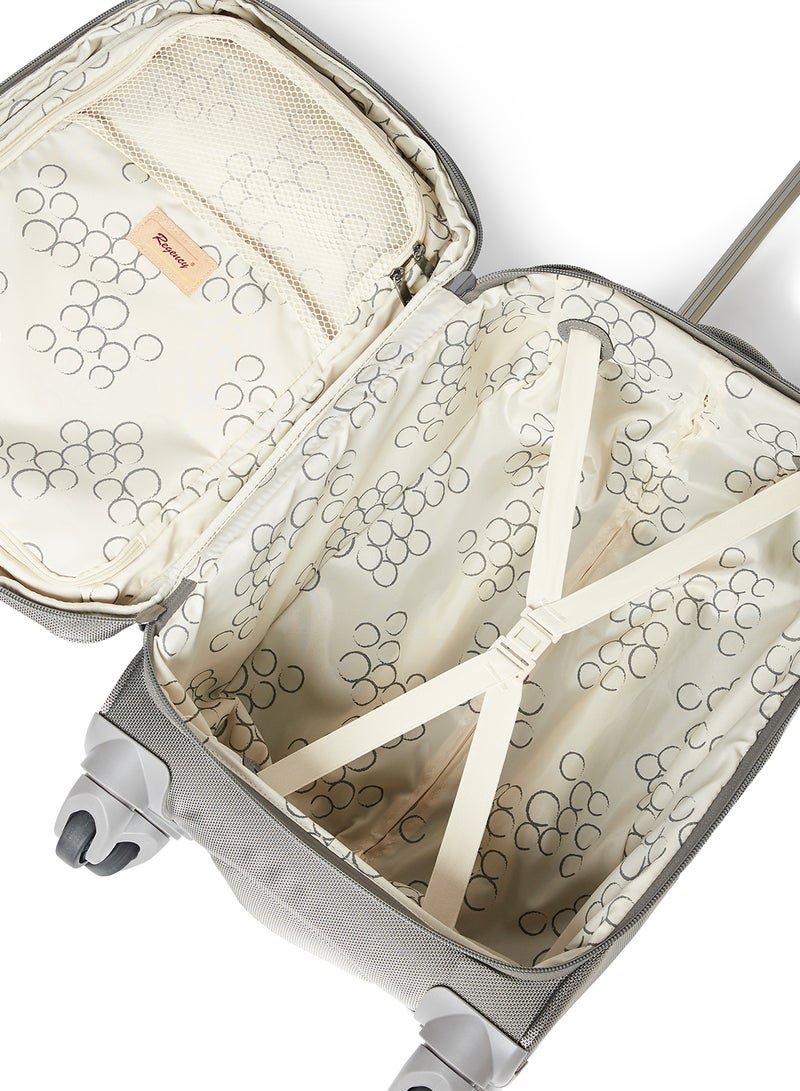 Regency Cruiser Softside Cabin Luggage Trolley Silver - Image 3