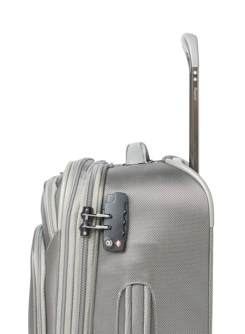 Regency Cruiser Softside Cabin Luggage Trolley Silver - Image 4