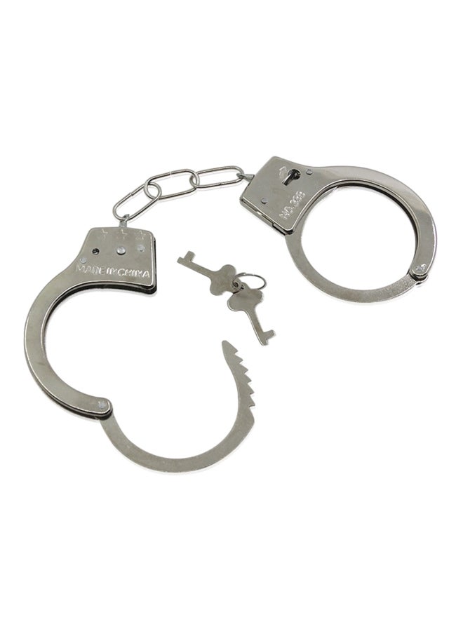 أصفاد معدنية مزيّفة مع مفتاحين طراز T2482 - Image 1
