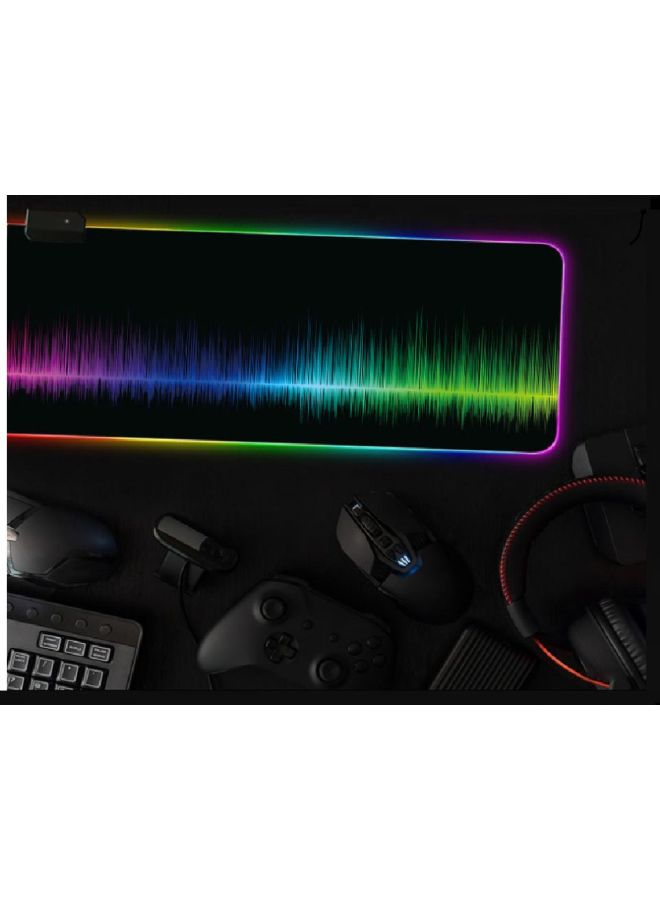 كيه كيه مون لوحة ماوس مزودة بإضاءة LED متغيرة اللون أسود - Image 4