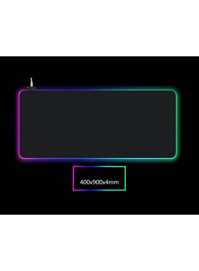 كيه كيه مون لوحة ماوس مزودة بإضاءة LED متغيرة اللون أزرق / أخضر/ أرجواني - Image 2