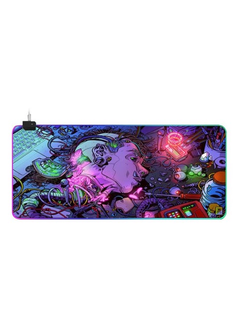 Robot Printed Colour Changing LED Mouse Pad Multicolour