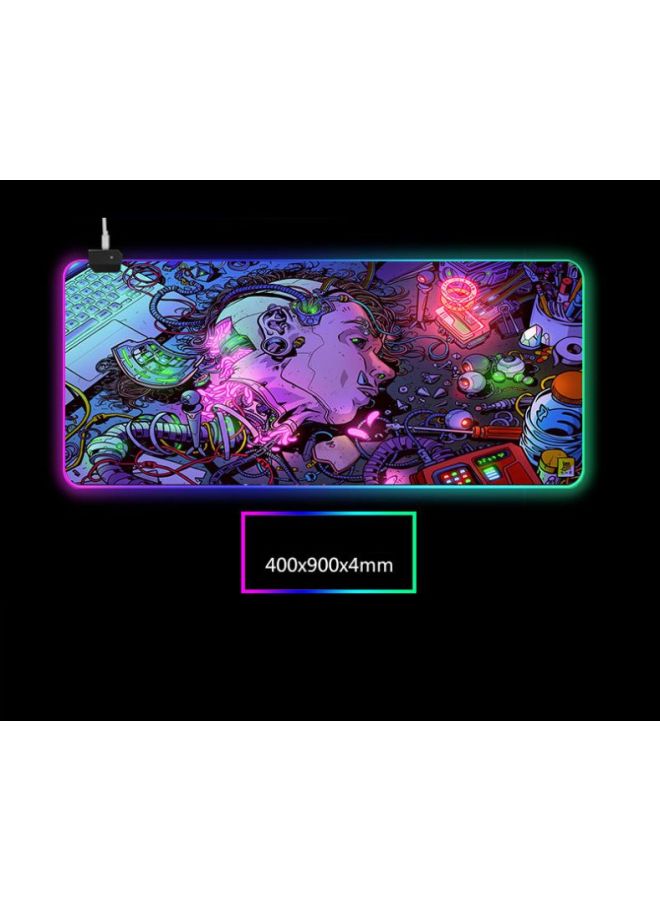 Robot Printed Colour Changing LED Mouse Pad Multicolour