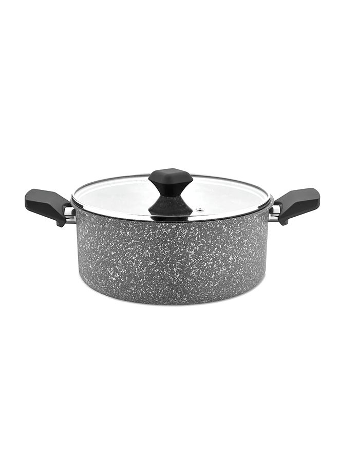 Penguen - 7-Piece Granitec Quartz Premium Cookware Set Grey/Black - Image 1