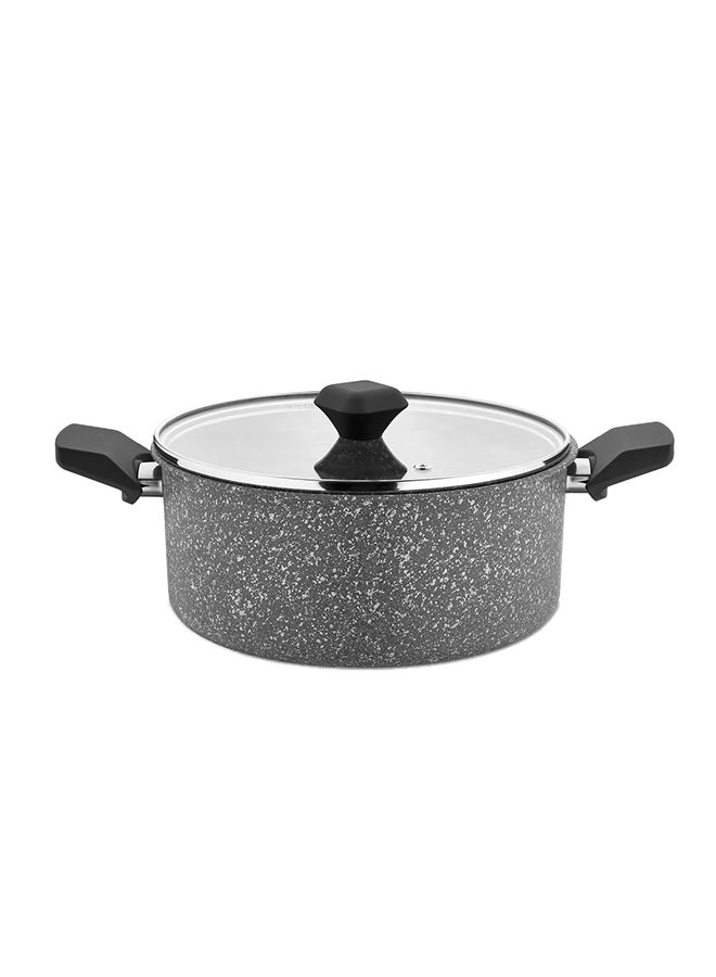 Penguen - 7-Piece Granitec Quartz Premium Cookware Set Grey/Black - Image 1