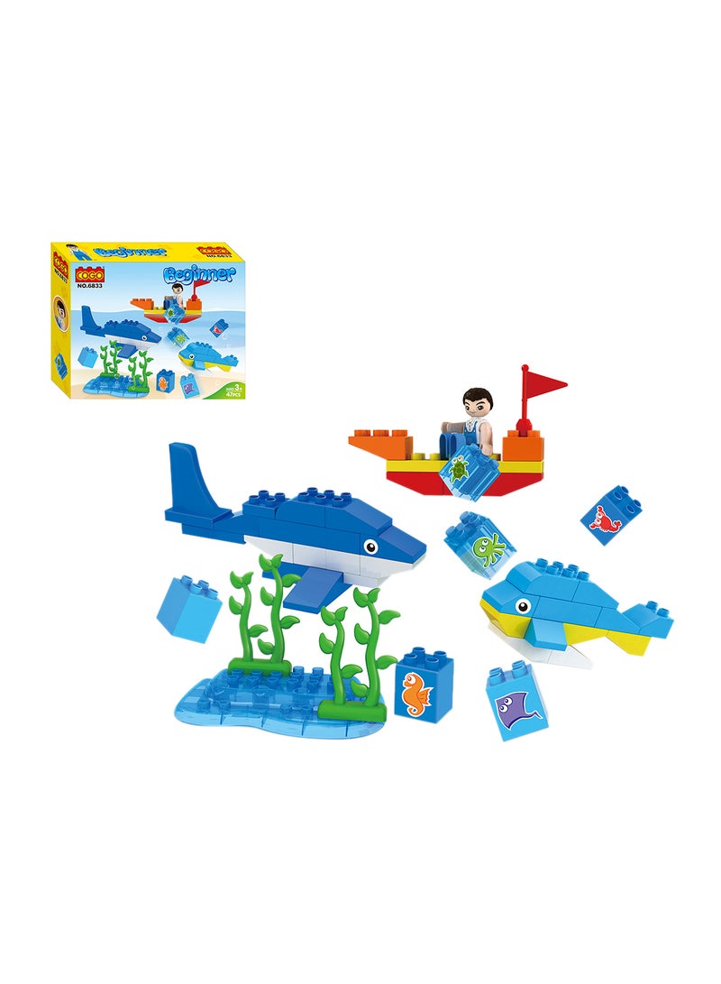 COGO 6833 47-Piece Beginner Series Blocks Set 47 3+ Years - Image 3