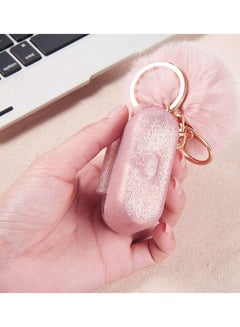 O Ozone Silicone Case Cover With Strap And Fur Keychain For Apple AirPods Pro Pink  - Image 4