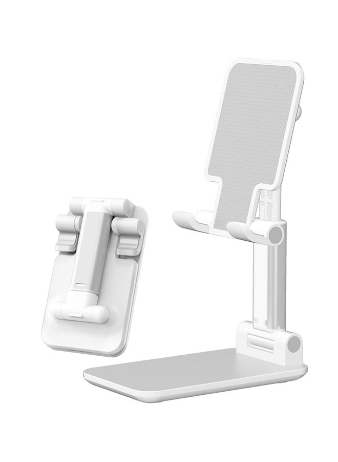 O Ozone Foldable Desktop Phone Holder Tablet Stand White  - Image 1