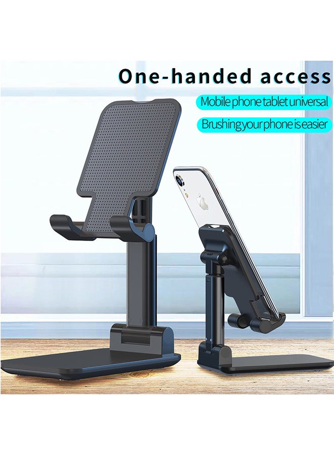 O Ozone Foldable Desktop Phone Holder Tablet Stand Black  - Image 2