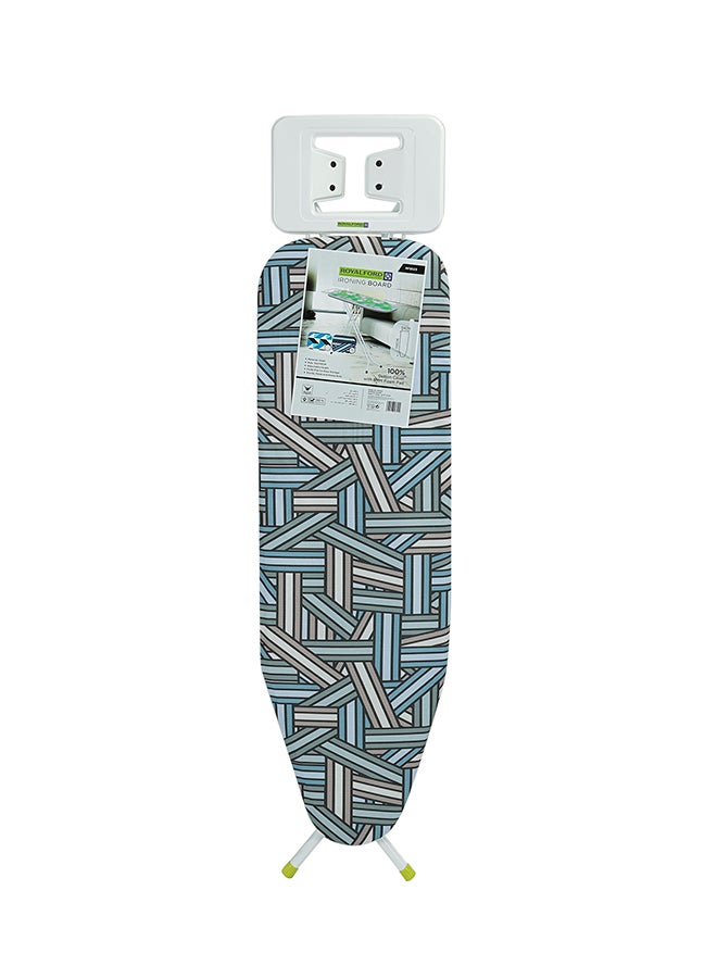 Ironing Board, 100% Cotton Cover 8Mm Foam Pad, 110 X 34 Cm Ironing Area, Adjustable Height Upto 83 Cm, Folds Flat For Easy Storage, Sturdy Sleek And Heavy Duty, Multi Color, Assorted Color, 35 X 6 X 140Cm, Made In Turkey Assorted Colour 110x34cm