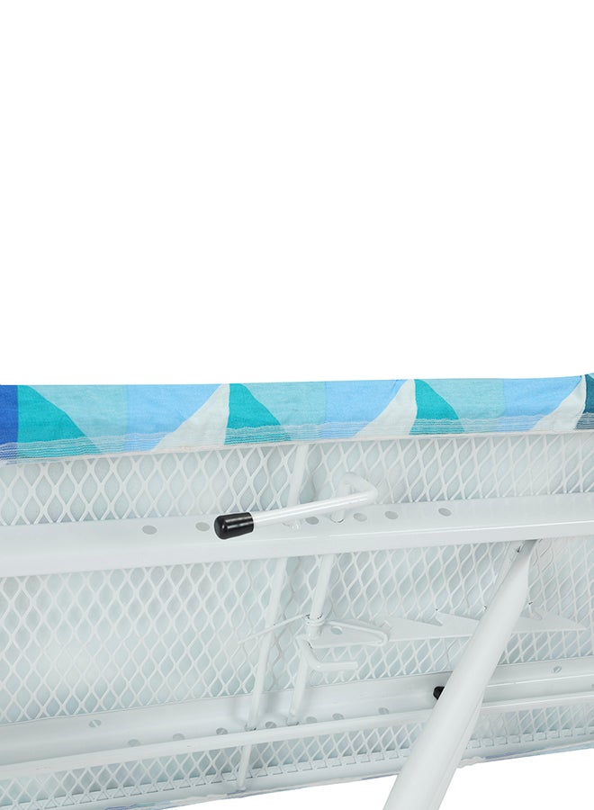 Royalford Ironing Board, 100% Cotton Cover 8Mm Foam Pad, 110 X 34 Cm Ironing Area, Adjustable Height Upto 83 Cm, Folds Flat For Easy Storage, Sturdy Sleek And Heavy Duty, Multi Color, Assorted Color, 35 X 6 X 140Cm, Made In Turkey Assorted Colour 110x34cm  - Image 5