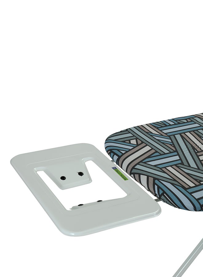 Ironing Board, 100% Cotton Cover 8Mm Foam Pad, 110 X 34 Cm Ironing Area, Adjustable Height Upto 83 Cm, Folds Flat For Easy Storage, Sturdy Sleek And Heavy Duty, Multi Color, Assorted Color, 35 X 6 X 140Cm, Made In Turkey Assorted Colour 110x34cm