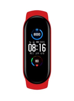 MARGOUN Replacement Strap For Xiaomi Mi Band 5 Red  - Image 2