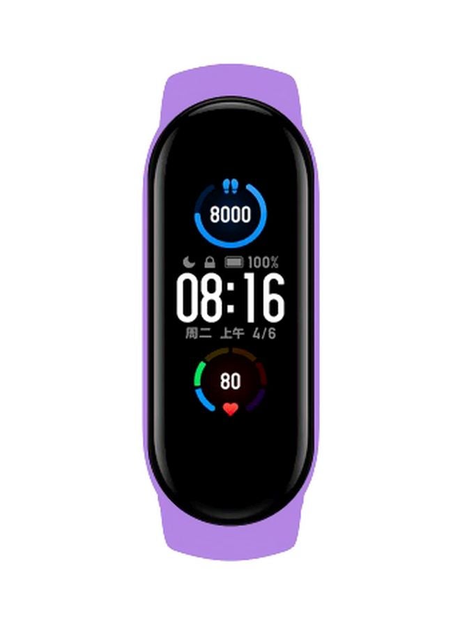 MARGOUN Replacement Strap For Xiaomi Mi Band 5 Purple  - Image 2