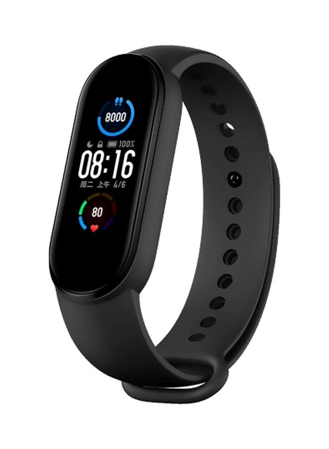Replacement Strap For Xiaomi Mi Band 5 Black - Image 1