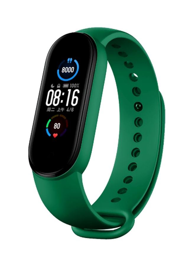 MARGOUN Replacement Strap For Xiaomi Mi Band 5 Green  - Image 1