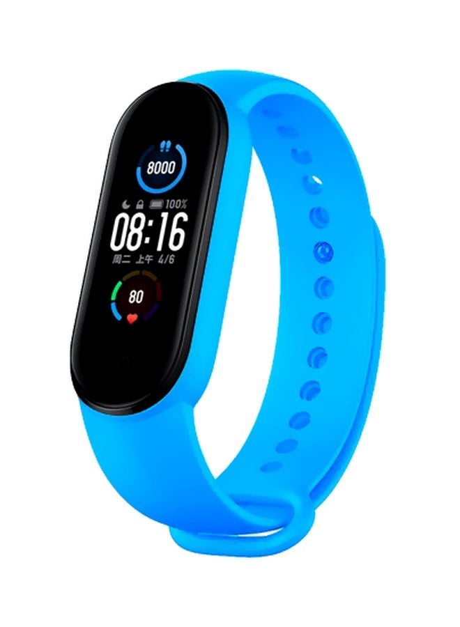 MARGOUN - Replacement Strap For Xiaomi Mi Band 5 Blue - Image 1