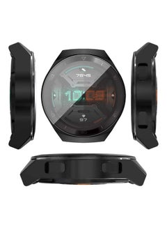VINSOC Protective Bumper Cover For Huawei Watch GT 2e 46mm Black/Clear  - Image 3