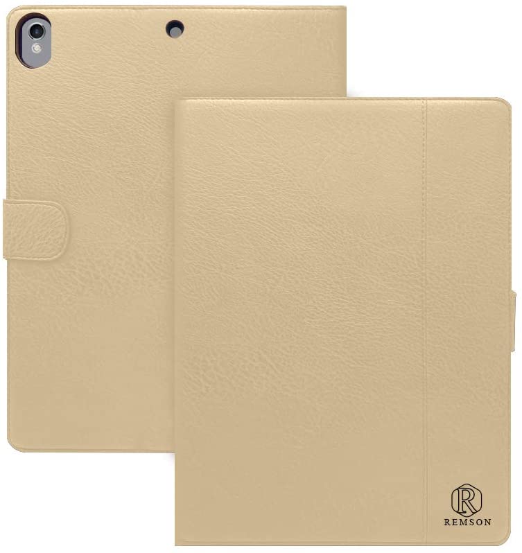 Remson Multifunctional Leather Card Slot Flip Case Cover For Apple iPad 10.5 Beige - Image 1