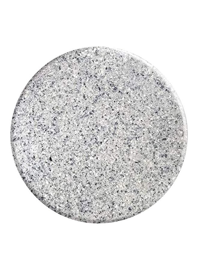 صينية دوارة من الجرانيت . رمادي / أبيض / أسود 36x2سم - Image 3