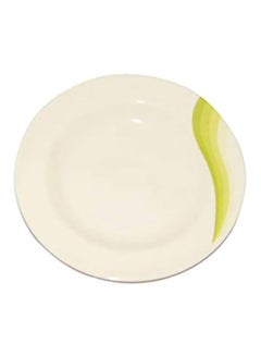 Super Rays Flat Plate White/Green 10inch
