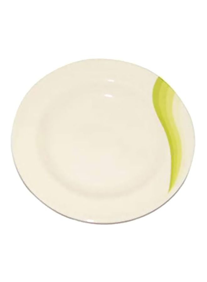 Royalford - Super Rays Flat Plate White/Green 10inch - Image 1