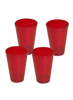 OMADA 4-Piece Tumbler Red 4x275ml 