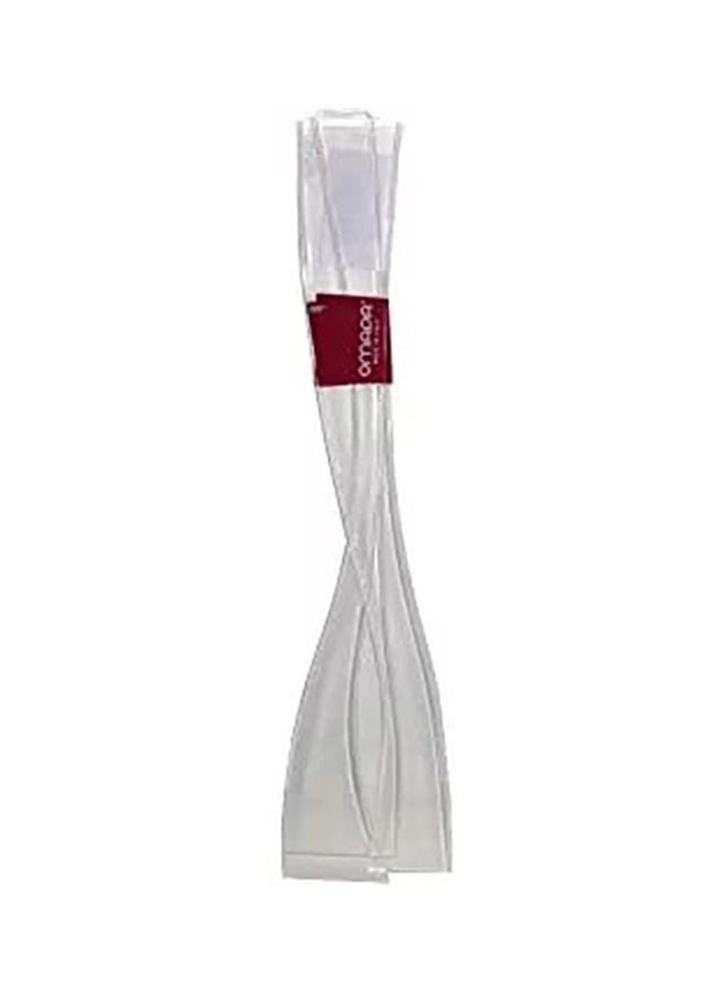 OMADA - 2-Piece Oryster Salad Server Set Clear 2x(8.4x2.7x1.1)inch - Image 1