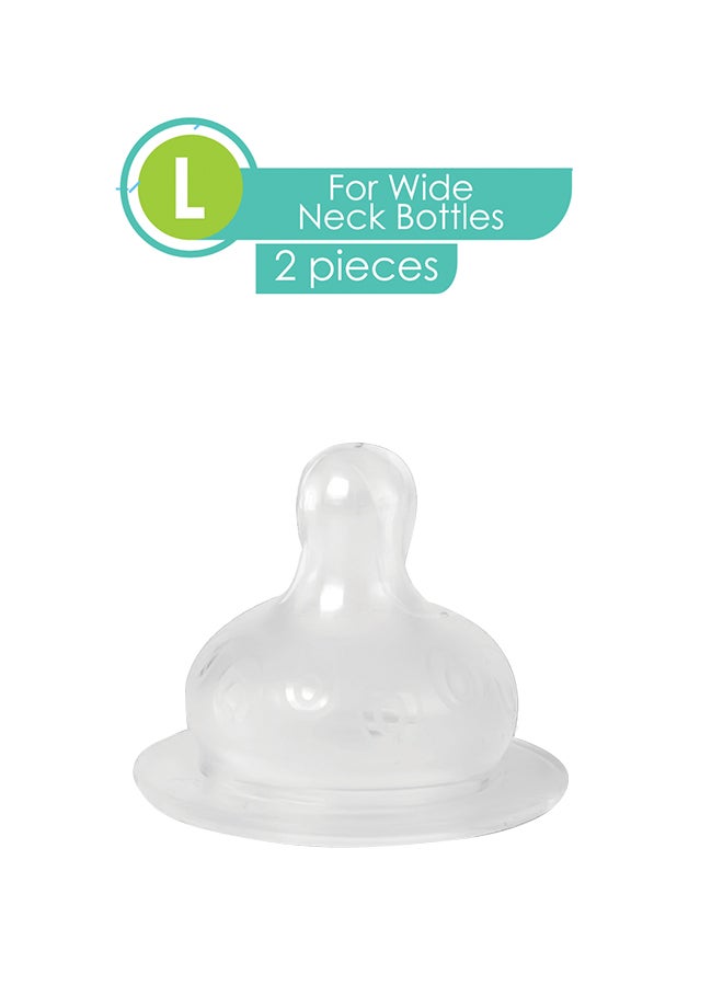 La Frutta 2-Piece Wide Neck Teat Set 18+ - Image 2