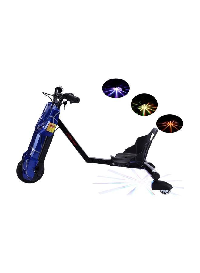 Cool Baby Electric Drift Car Ride-On Scooter Blue - Image 2