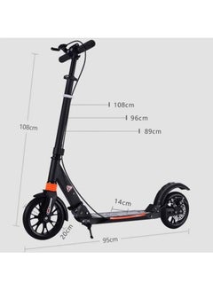 Cool Baby Adjustable And Foldable Kick Scooter With Disc Brakes For Kids, 12+ Years 108x95x20cm  - Image 5