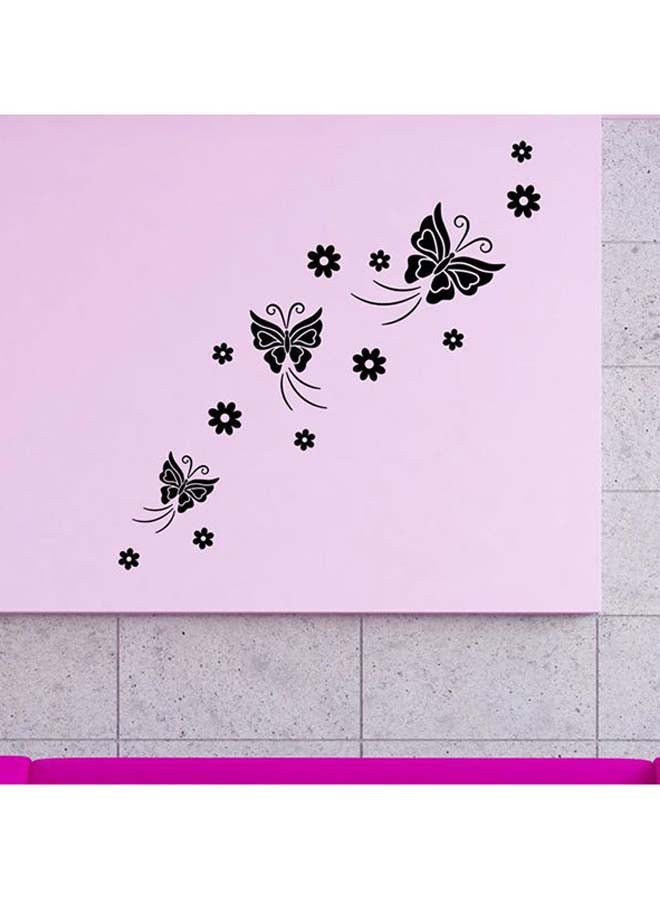 Self Adhesive Home Decoration Wall Art Sticker Black 70 x 55cm - Image 1
