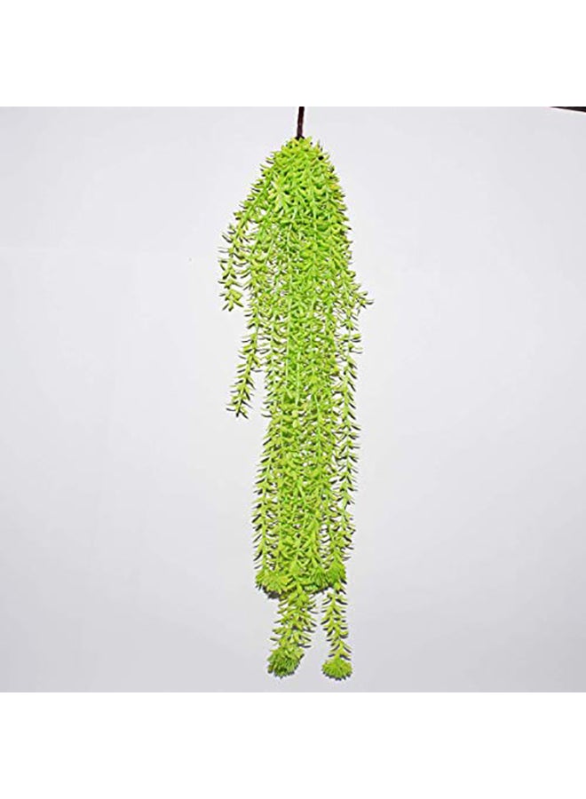 Generic Fourwalls Artificial Eucalyptus Hanging Green Plants Creeper Dark/Pink 15  x 15  x 70cm  - Image 1