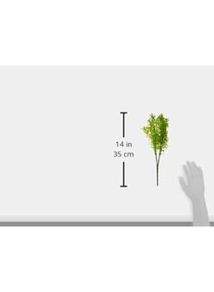 Generic Fourwalls Artificial Plastic Green Bush Dark/Green 15  x 15  x 35cm  - Image 4