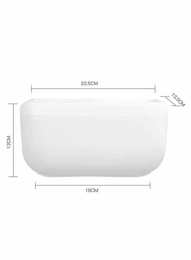 Generic Waterproof Wall Mounted Tissue Box White 25x15x16centimeter  - Image 5