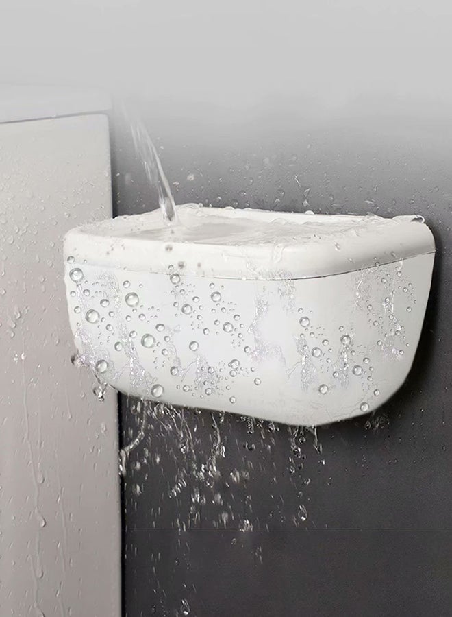 Generic Waterproof Wall Mounted Tissue Box White 25x15x16centimeter  - Image 4