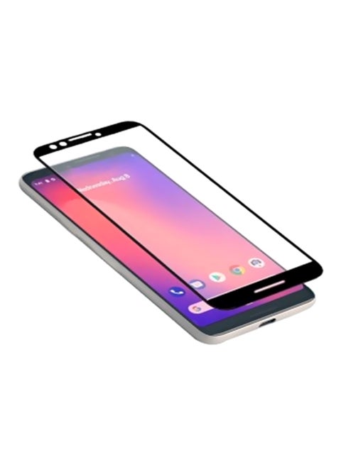 RealCurve 3D Tempered Glass Screen Protector For Google Pixel 3 Clear/Black