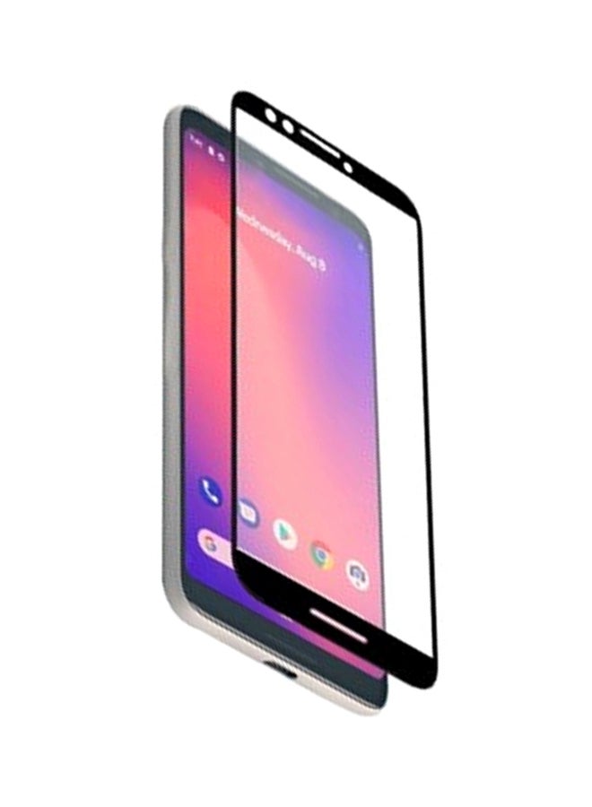 RealCurve 3D Tempered Glass Screen Protector For Google Pixel 3 Clear/Black
