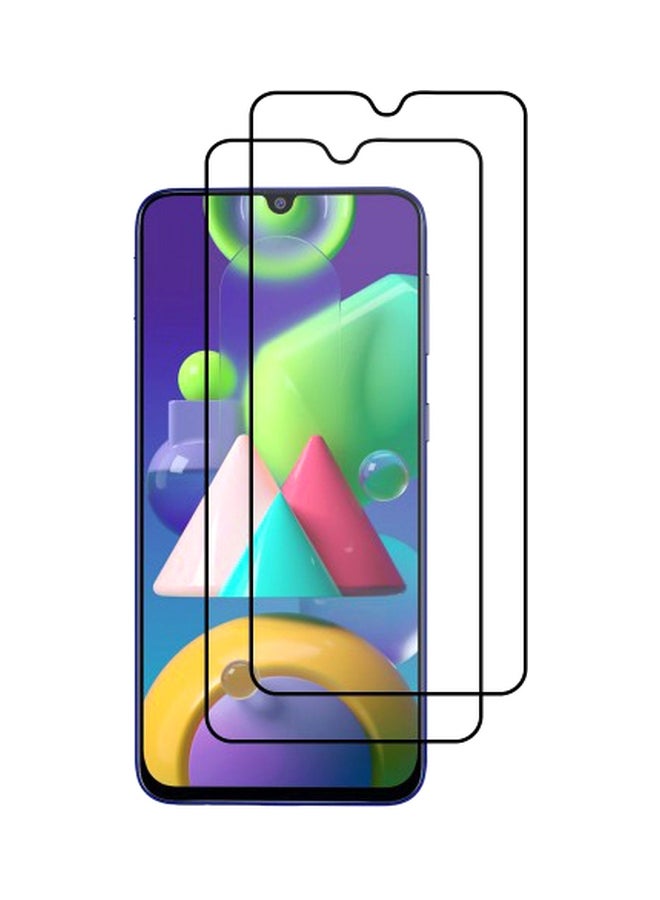 MARGOUN 2-Piece Super Shieldz 9D Screen Protector For Samsung Galaxy A50s Clear/Black - Image 1